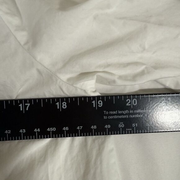 Gap Blouse Women's Medium White Long Sleeve Off the Shoulder 100% Cotton - Picture 10 of 11